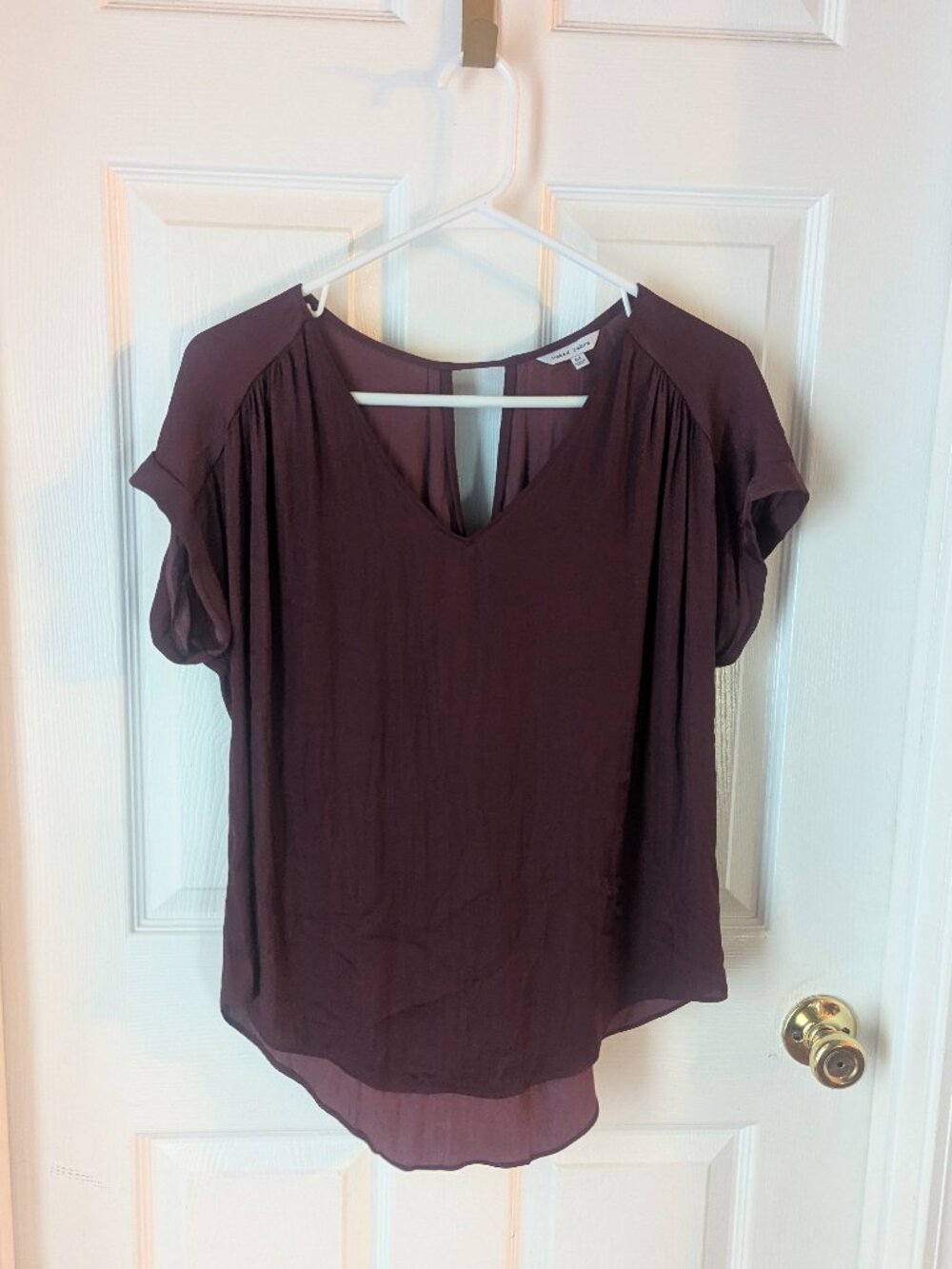 Naked Zebra wine red blouse - M